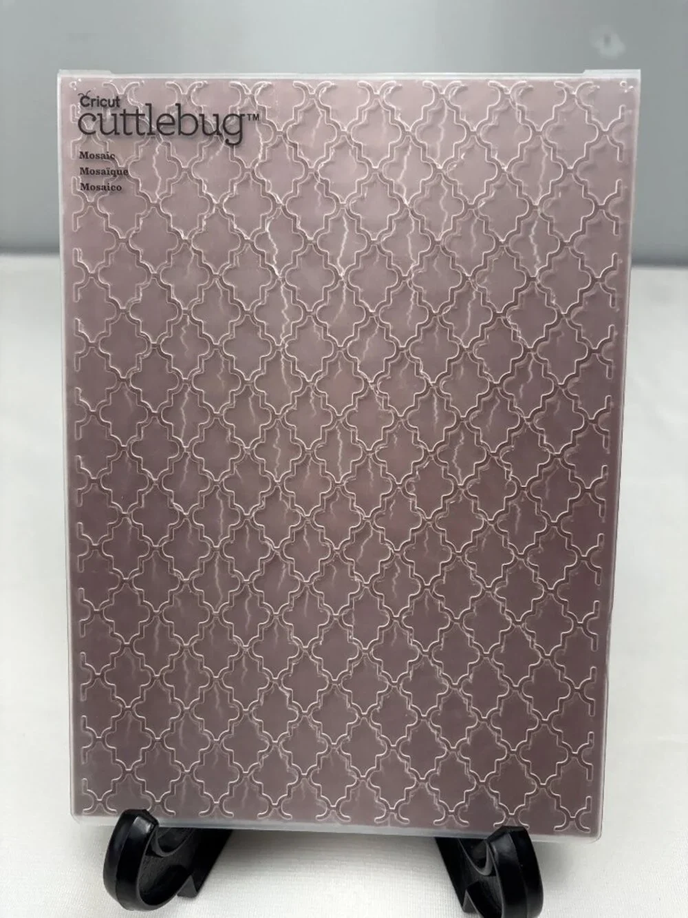 Cricut Cuttlebug Mosaic Embossing Folder DIY Crafts Cardmaking 5x7